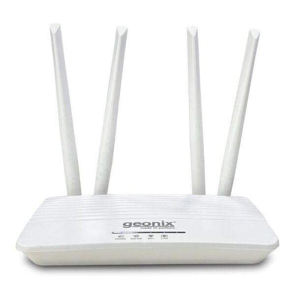 GEONIX Wireless Single_Band Router 4G Mobile Sim Based Router with 4 Antenna