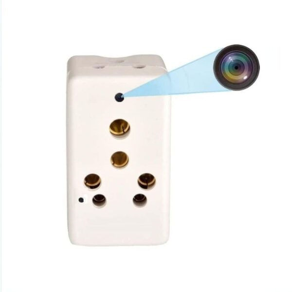Power 220v Socket Camera 1080p Hd Audio Video Recording, Inbuilt 32GB Memory.