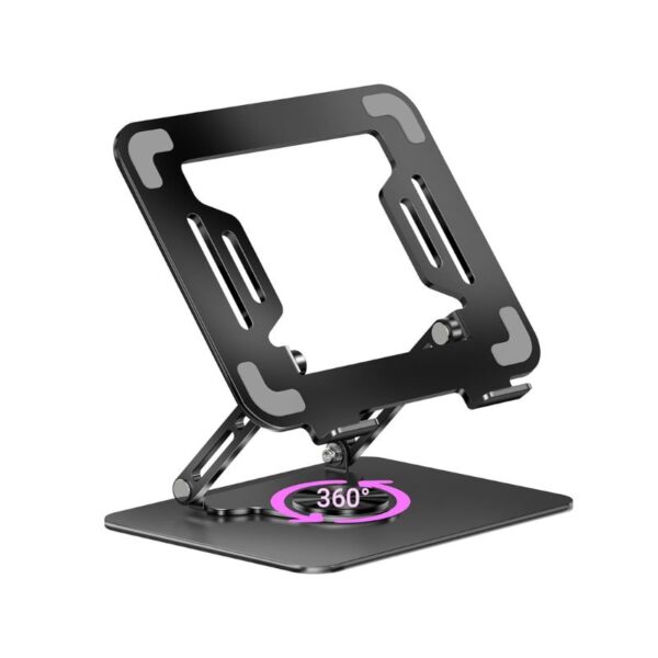 ZEBRONICS NS3000 PRO 360° Rotatable Laptop Stand, Tablets, Supports Max 5kg, Carbon Steel